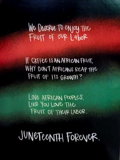 FRUIT OF OUR LABOR: rwandan natural process // sourced from our rwandan family at Higa Coffee
