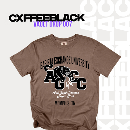 AGCC / BARISTA EXCHANGE UNIVERSITY VARSITY TEE