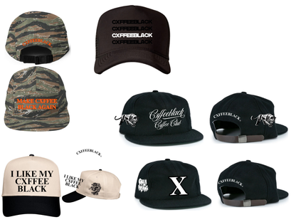 Cxffee Club Caps SPRING 2026 COLLECTION (pre order ships 05/28)