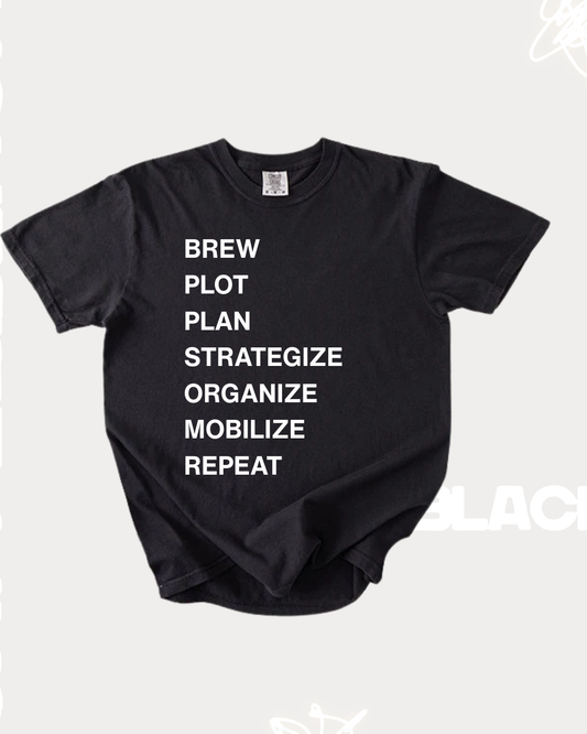 Brew (& Read) Tee